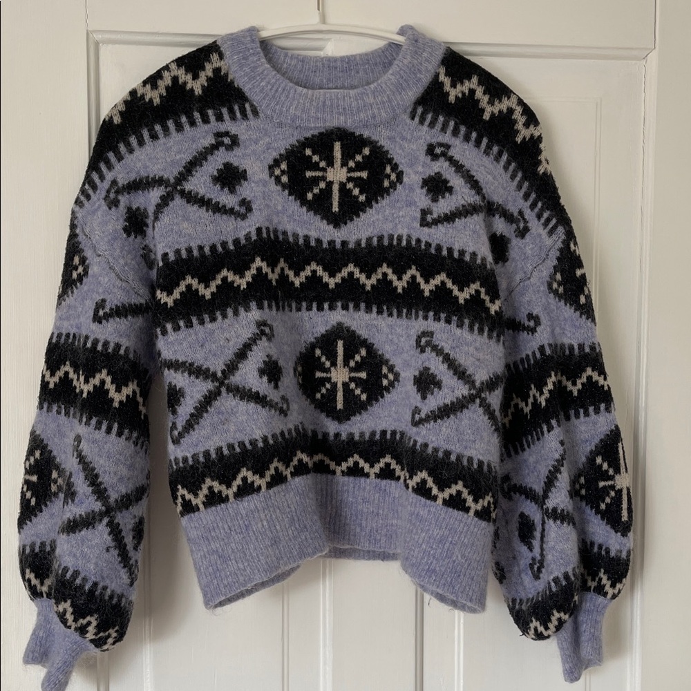 Bundle 2 Listings for $20😀 Zara Patterned Women's Sweater